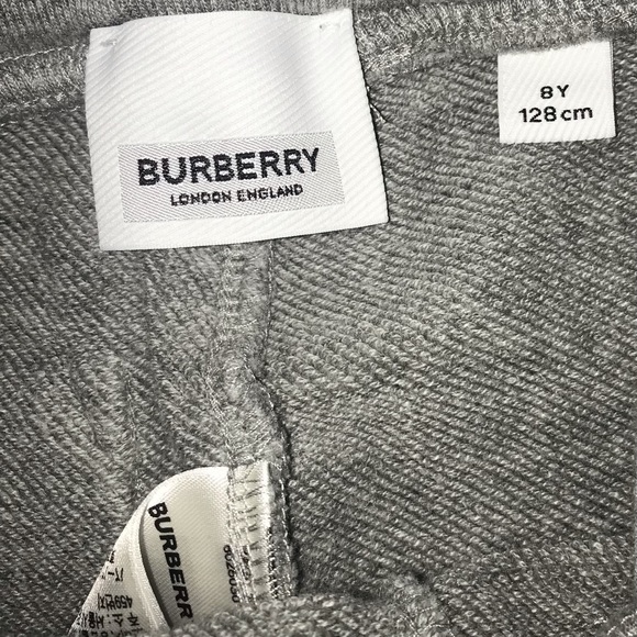 🚫SOLD🚫BURBERRY LOGO SWEATPANTS SZ 8 - Picture 8 of 9